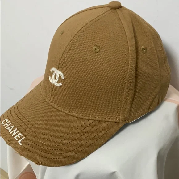 Chanel Tan Baseball Cap - Picture 1 of 4